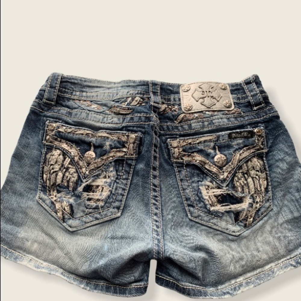 Miss me embellished shorts